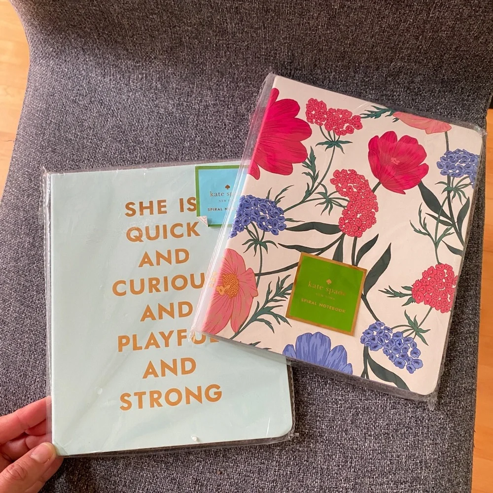 KATE SPADE Printed Spiral Notebook - Set of 2